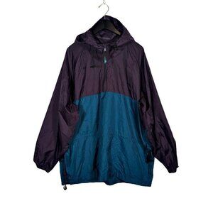 Vintage 90s Dutch Harbor Gear 2XL Quinault Hooded Rain Jacket Windbreaker Retro